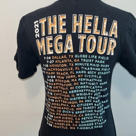 Green Day Band Hella Mega Tour Shirt Music Rock Band 2 Sides T Shirt Size Small - Picture 5 of 9